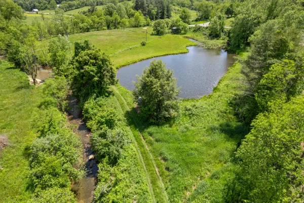 Drone landscape photography rural property Southwest Virginia