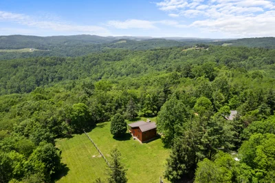 Drone photography Floyd VA - aerial vacation rental