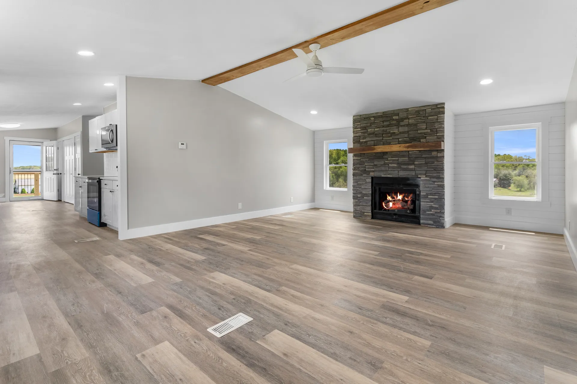 Modern kitchen interior photographed by Fox Ridge Media for real estate listing