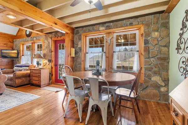 Living area interior photography Southwest Virginia real estate